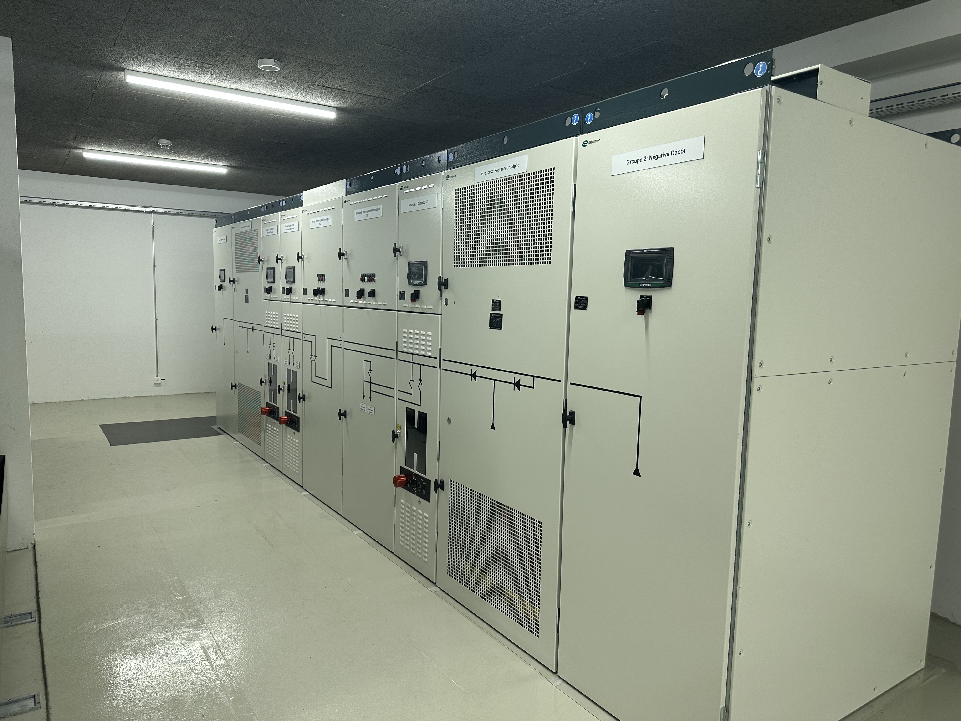 Secheron DC substation in Lausanne Tramway
