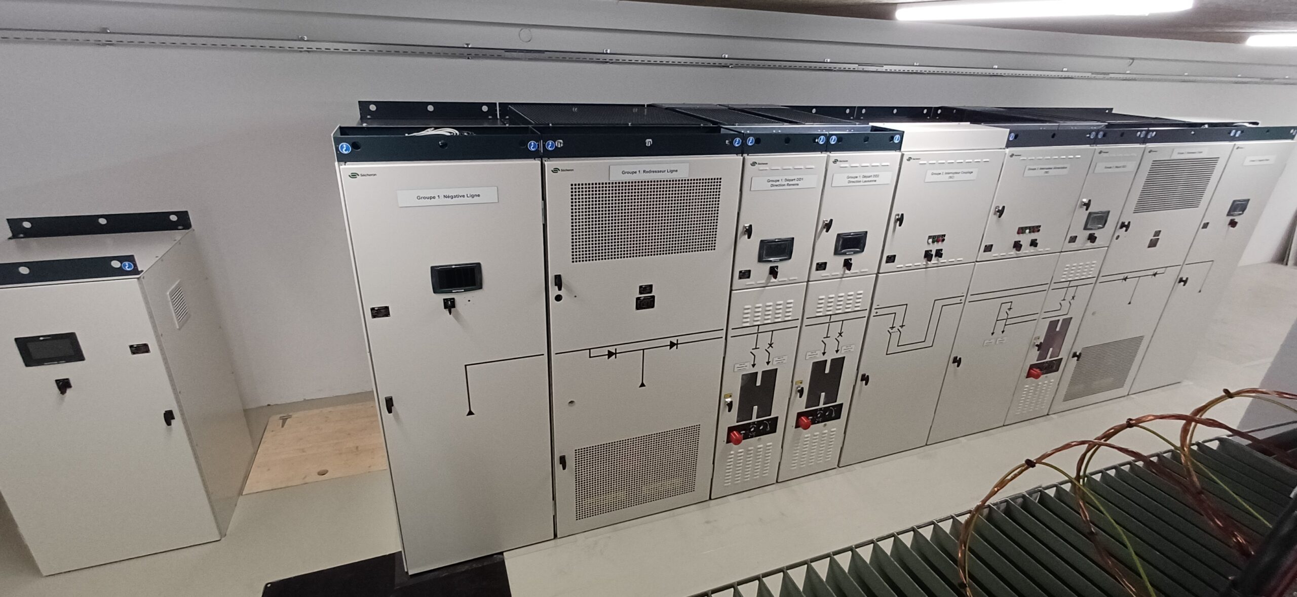 Secheron DC substation in Lausanne Tramway