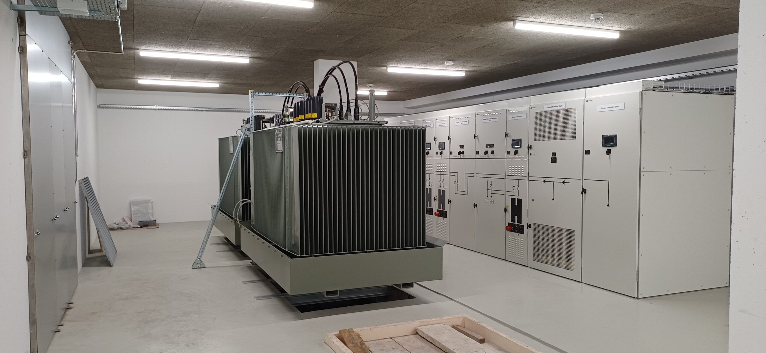 Secheron DC substation in Lausanne Tramway